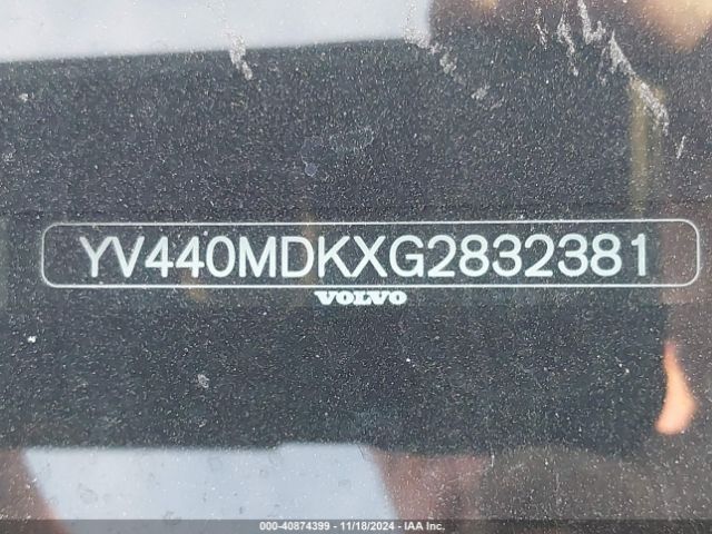 YV440MDKXG2832381 Volvo Xc60 T5 Drive-e Premier