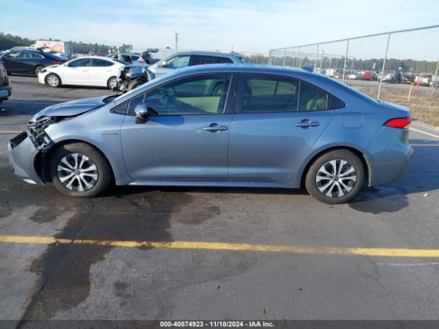 JTDEBRBE6LJ015274 Toyota Corolla Hybrid Le