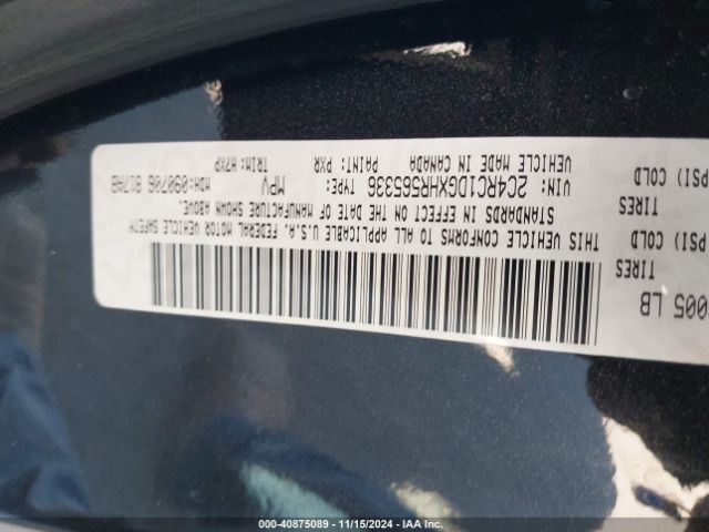 2C4RC1DGXHR565336 Chrysler Pacifica Touring