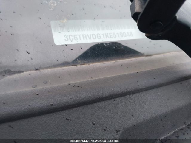 3C6TRVDG1KE519048 RAM Promaster 2500 High Roof 159 Wb
