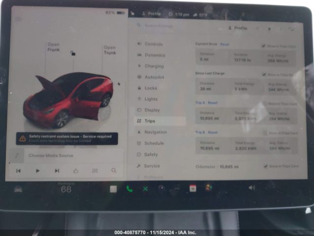 7SAYGDEE7PF674249 Tesla Model Y Awd/long Range Dual Motor All-wheel Drive
