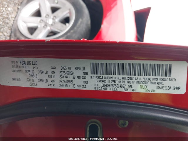 1C6RR6FG6FS614687 RAM 1500 Express