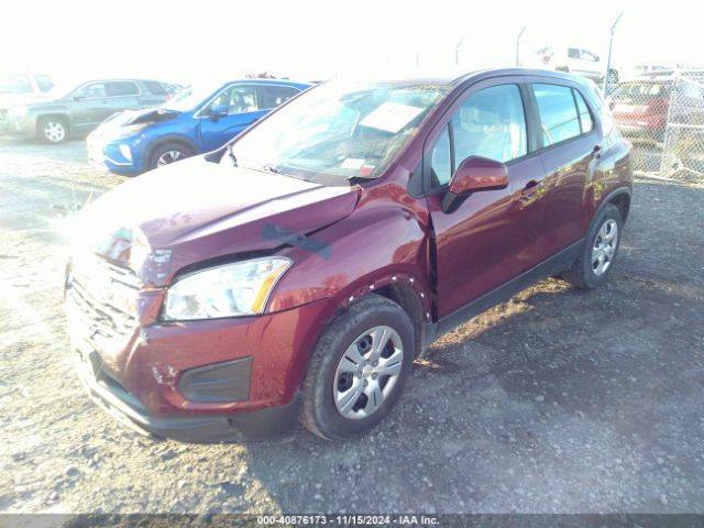 3GNCJKSBXGL279417 Chevrolet Trax 1ls