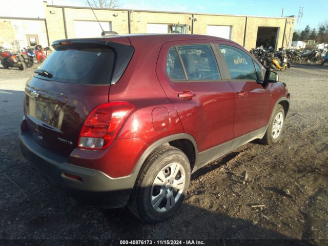 3GNCJKSBXGL279417 Chevrolet Trax 1ls