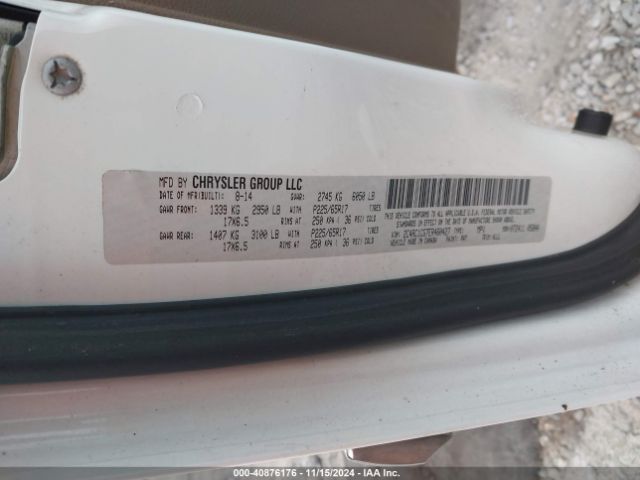2C4RC1CG7ER460427 Chrysler Town & Country Touring-l