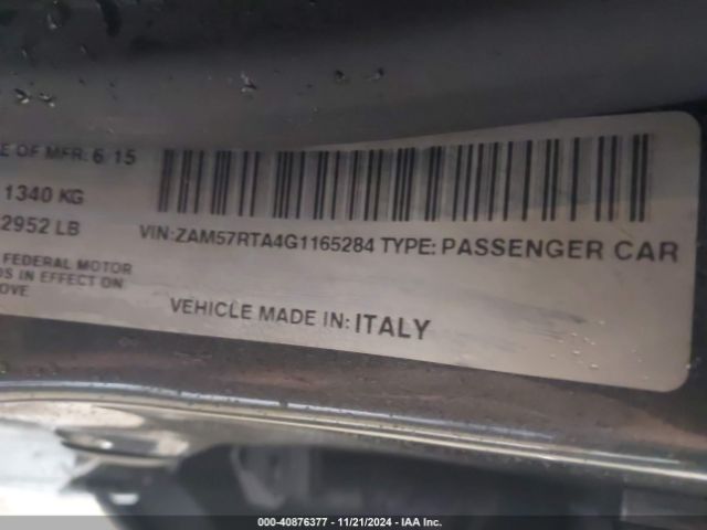 ZAM57RTA4G1165284 Maserati Ghibli S Q4