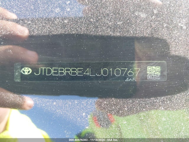 JTDEBRBE4LJ010767 Toyota Corolla Hybrid Le