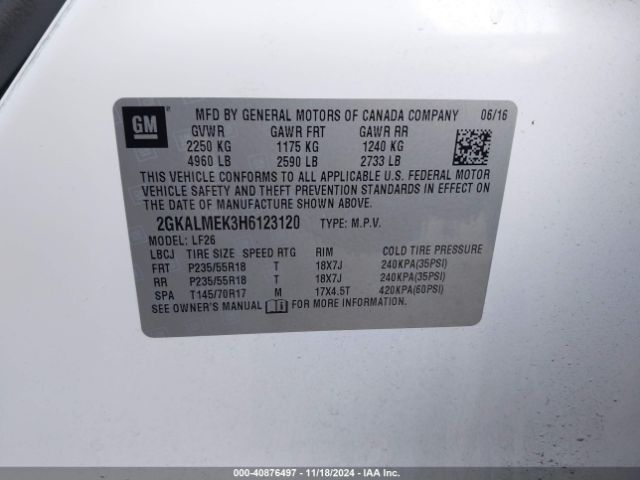 2GKALMEK3H6123120 GMC Terrain Sle-1