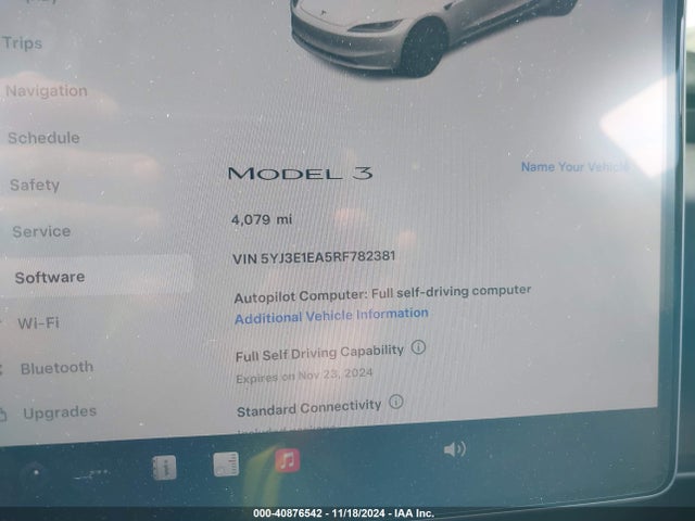 Tesla Model 3 Rear-wheel Drive 2024 5YJ3E1EA5RF782381 Image 15