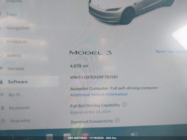 2024 TESLA MODEL 3 5YJ3E1EA5RF782381 Photo 6