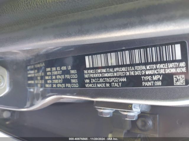 ZACCJBCT6GPD21444 Jeep Renegade Trailhawk