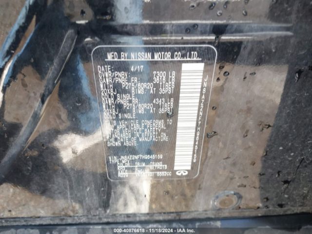 JN8AZ2NF7H9645159 Infiniti QX80