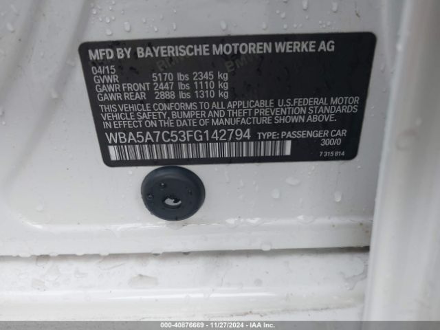 WBA5A7C53FG142794 BMW 528i Xdrive
