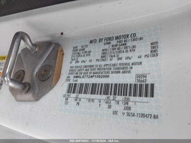 Ford Transit Connect Xlt Cargo Van 2023 NM0LS7T24P1562000 Image 8