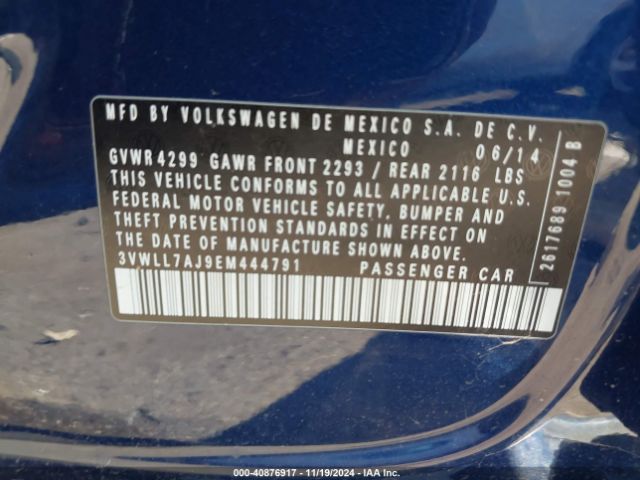 3VWLL7AJ9EM444791 Volkswagen Jetta 2.0l Tdi