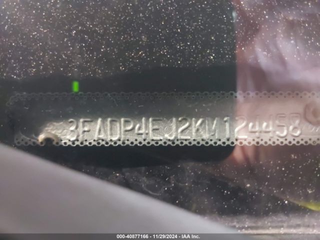 3FADP4EJ2KM124458 Ford FIESTA SE