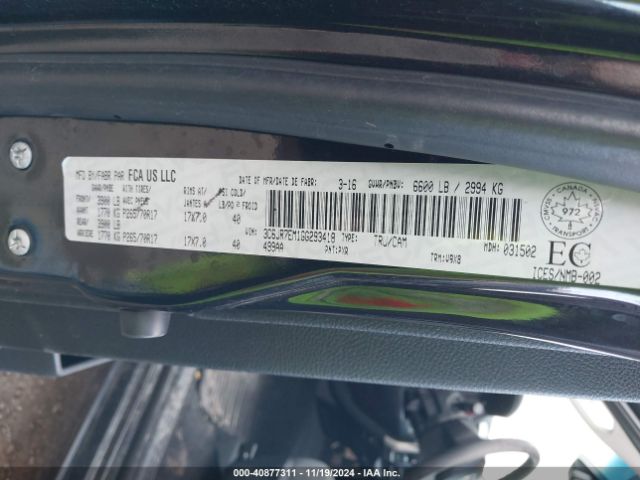 3C6JR7EM1GG293418 RAM 1500 Slt