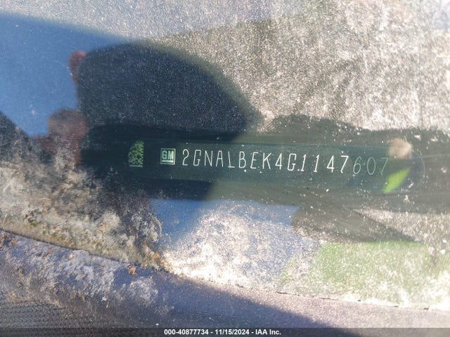 Chevrolet EQUINOX LS 2016 2GNALBEK4G1147607 Image 9