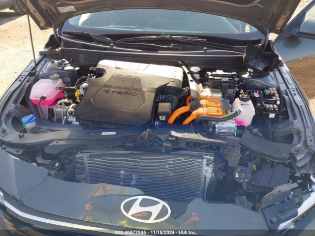 KMHLM4DJ4RU113981 Hyundai Elantra Hybrid Blue