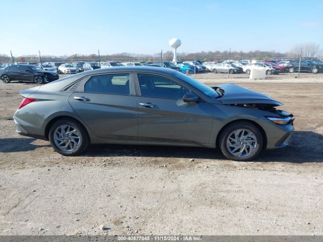 KMHLM4DJ4RU113981 Hyundai Elantra Hybrid Blue