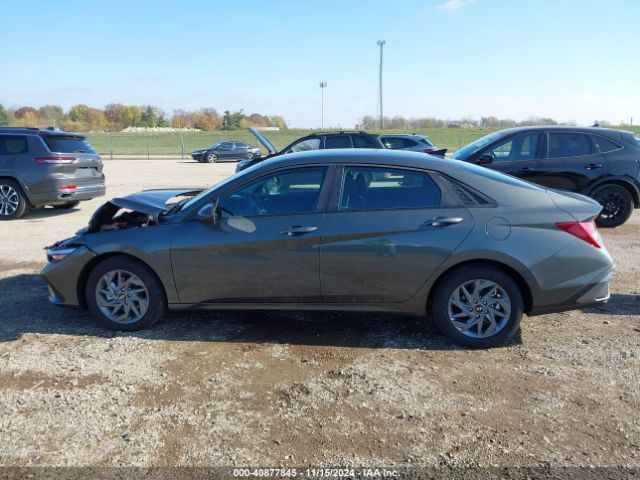 KMHLM4DJ4RU113981 Hyundai Elantra Hybrid Blue
