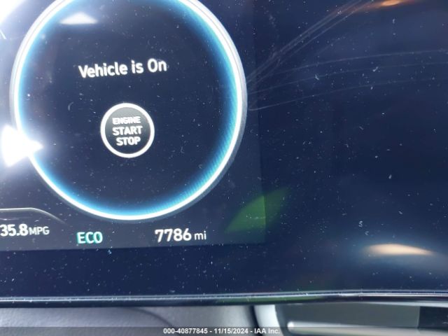 KMHLM4DJ4RU113981 Hyundai Elantra Hybrid Blue