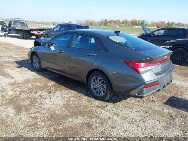 KMHLM4DJ4RU113981 Hyundai Elantra Hybrid Blue