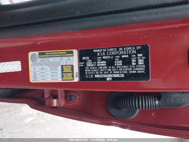 KIA SOUL LX 2022 KNDJ23AUXN7808226 Image 9