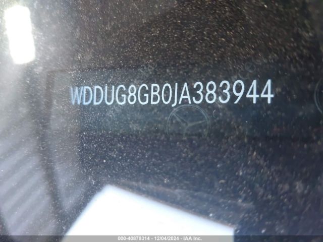 WDDUG8GB0JA383944 Mercedes-Benz S 560 4matic
