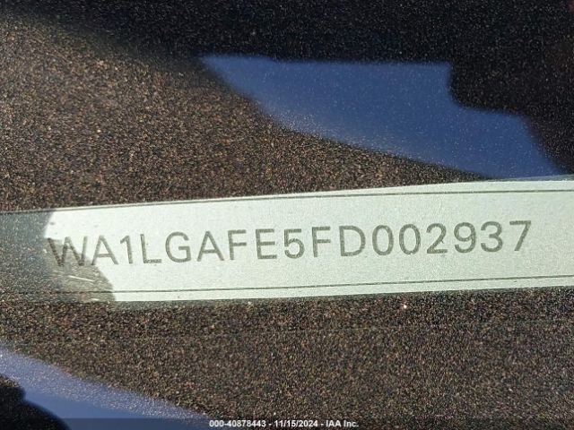 WA1LGAFE5FD002937 Audi Q7 3.0t Premium