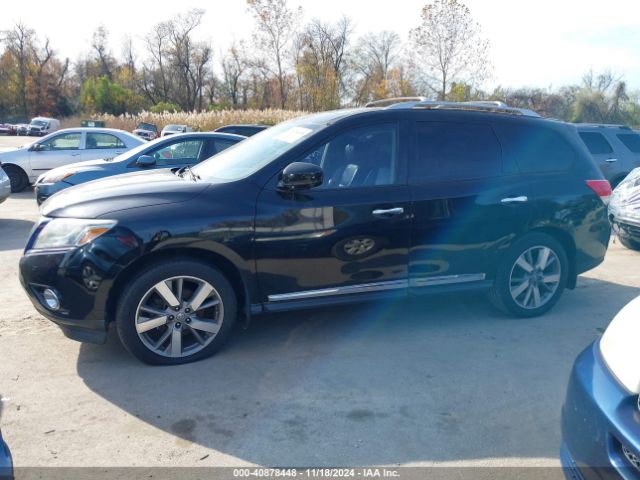 5N1AR2MM6EC708032 Nissan Pathfinder Platinum