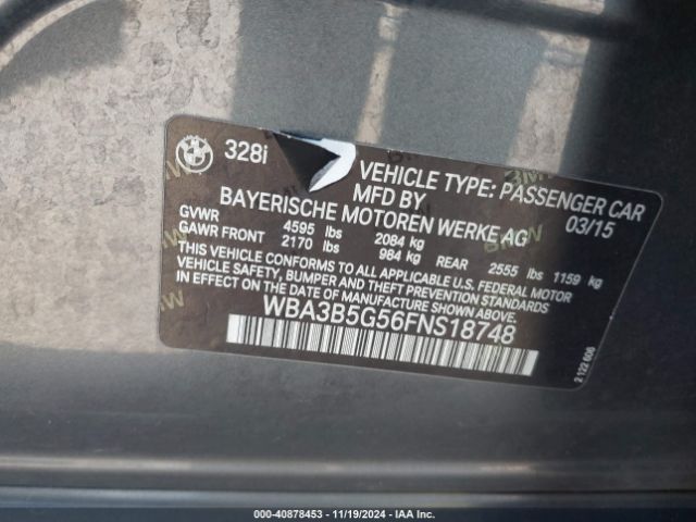 WBA3B5G56FNS18748 BMW 328i Xdrive