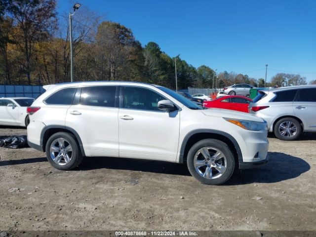 5TDYKRFH0ES034684 Toyota Highlander Limited V6