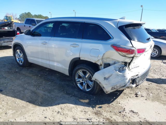 5TDYKRFH0ES034684 Toyota Highlander Limited V6