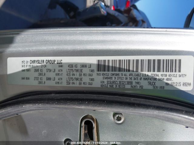 3C6UR5CL3EG213898 RAM 2500 Tradesman