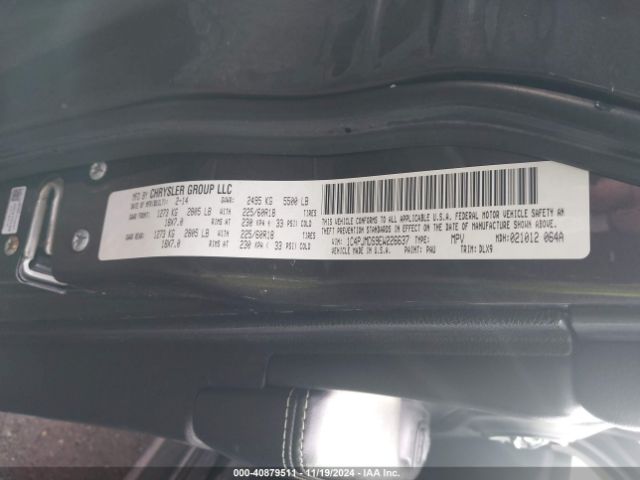 1C4PJMDS9EW226637 Jeep Cherokee Limited