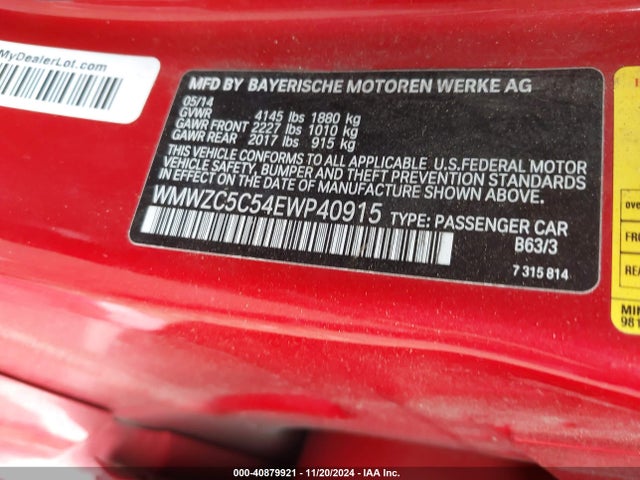 2014 MINI COUNTRYMAN WMWZC5C54EWP40915 Photo 8