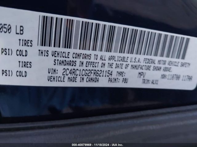 2C4RC1CG2FR621154 Chrysler Town & Country Touring-l