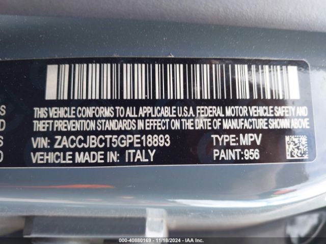 ZACCJBCT5GPE18893 Jeep Renegade Trailhawk