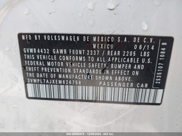 3VWPL7AJXEM626758 Volkswagen Jetta Sportwagen 2.0l Tdi