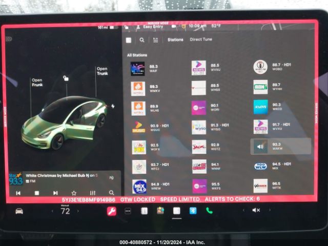 5YJ3E1EB8MF914986 Tesla Model 3 Long Range Dual Motor All-wheel Drive