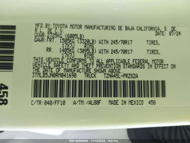 3TMLB5JN0RM041690 Toyota Tacoma Sr5