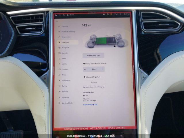 5YJXCBE21HF065092 Tesla MODEL X