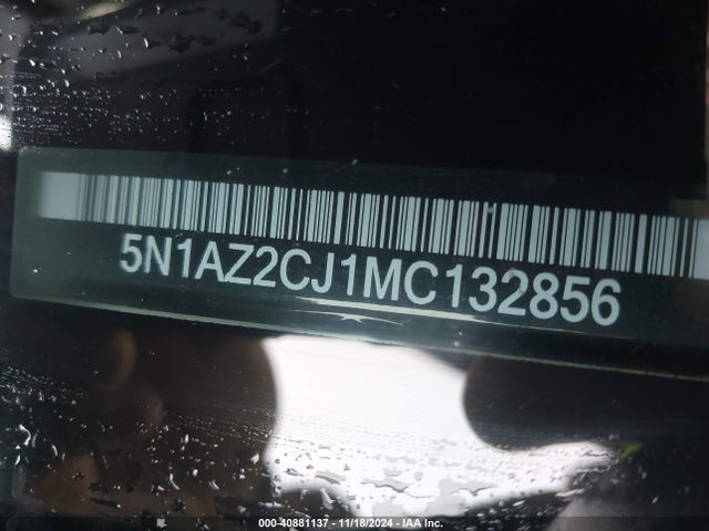 5N1AZ2CJ1MC132856 Nissan Murano Sl Fwd