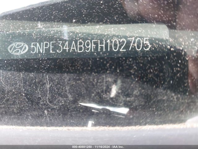 5NPE34AB9FH102705 Hyundai Sonata Sport 2.0t