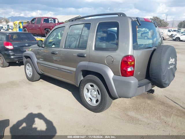 Auction sale of the 2004 Jeep Liberty Sport, vin: 1J4GK48K04W265097, lot number: 40881427