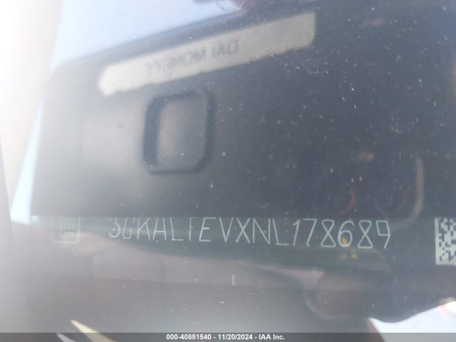 3GKALTEVXNL178689 GMC Terrain Awd Sle