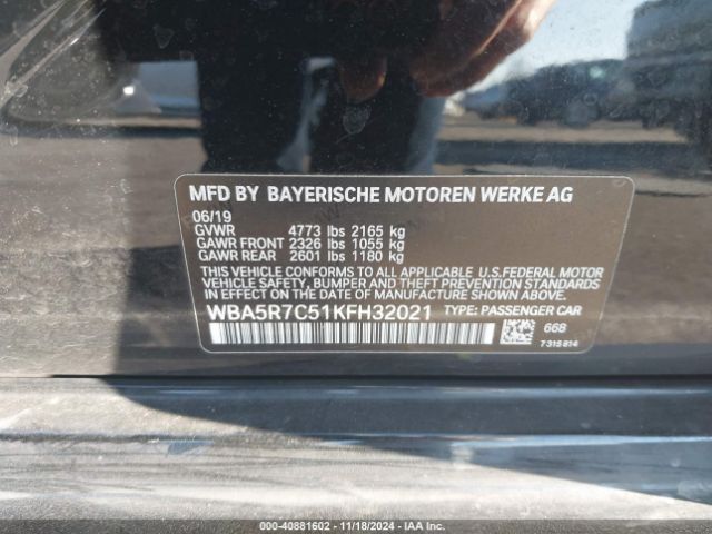 WBA5R7C51KFH32021 BMW 330i Xdrive