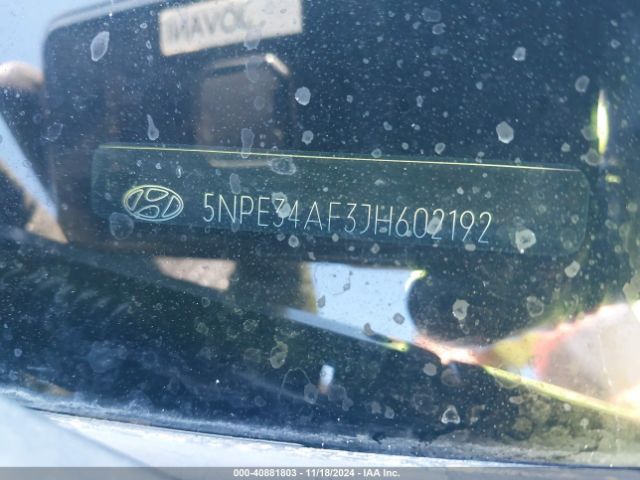 5NPE34AF3JH602192 Hyundai Sonata Limited