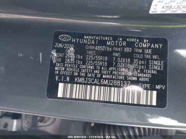 Hyundai Tucson Ultimate 2021 KM8J3CAL6MU288137 Image 9